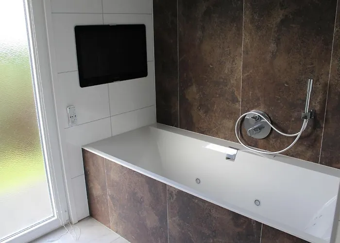 In With Outdoor Fireplace Feriehus Bemelen